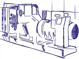 Дизельная электростанция ЭТРО в Тюмени АД160-Т400 изготовлена на базе двигателя Doosan P086TI для постоянного и резервного электроснабжения